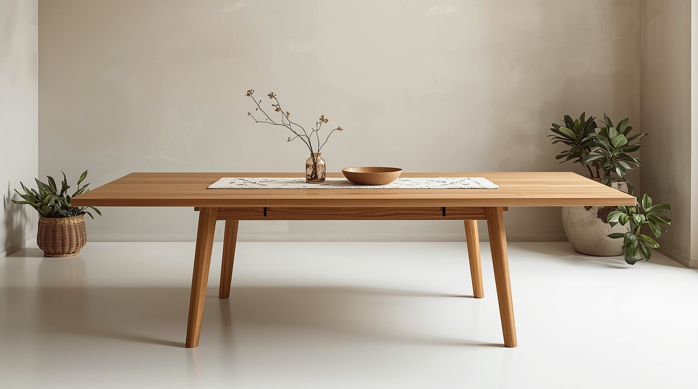 Contemporary Ash Extension Table by Myxshak